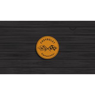 Chevrolet Corvette cortensteel sign