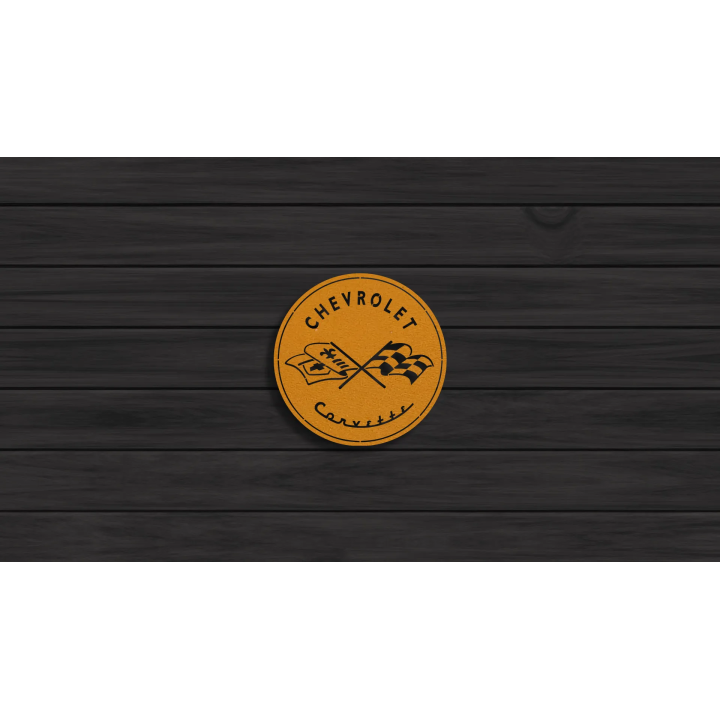 Chevrolet Corvette cortensteel sign