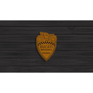 Ducati Meccanica cortensteel sign