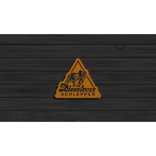 Dieselross Schlepper cortensteel sign