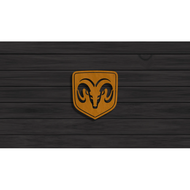 Dodge Ram cortensteel sign