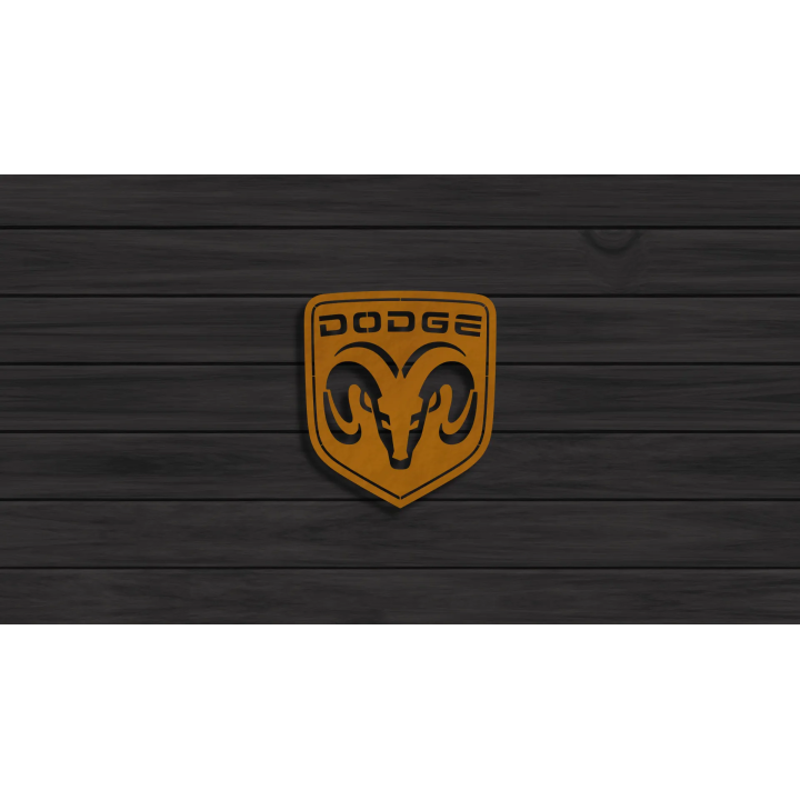 Dodge Ram cortensteel sign
