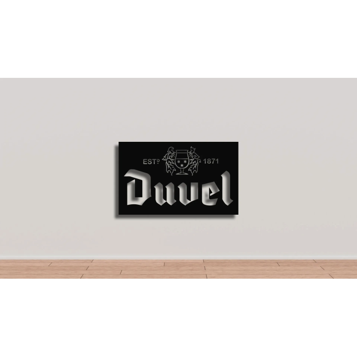 Duvel cortensteel sign