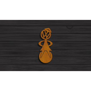 Volkswagen bobblehead (female) cortensteel sign