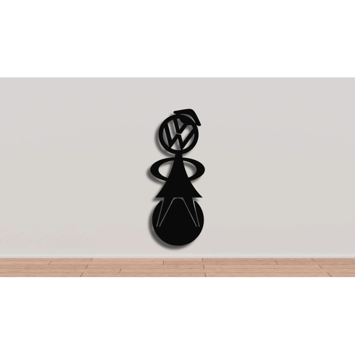 Volkswagen bobblehead (female) cortensteel sign