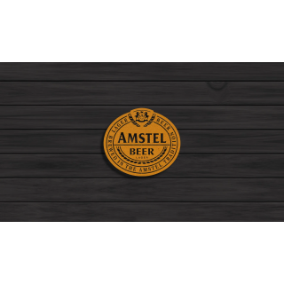 Amstel beer cortensteel sign