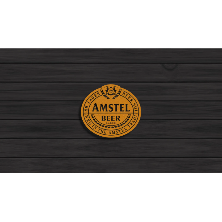 Amstel beer cortensteel sign