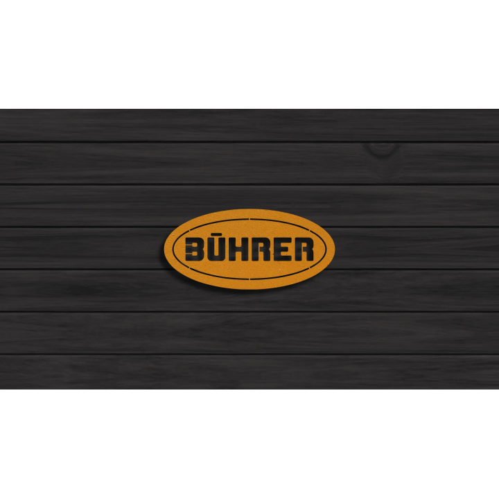 Bührer cortensteel sign