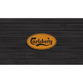 Carlsberg cortensteel sign