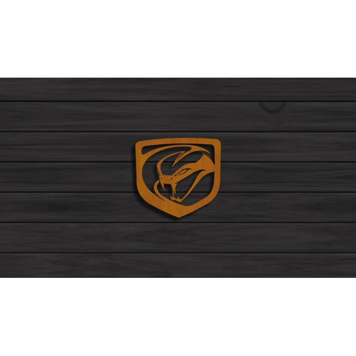 Dodge Viper cortensteel sign