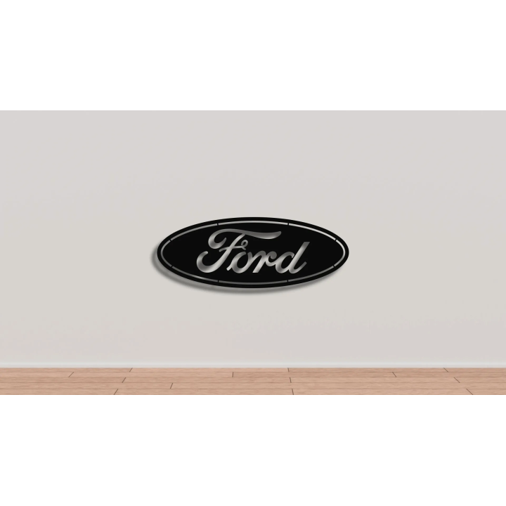 Ford oval cortensteel sign
