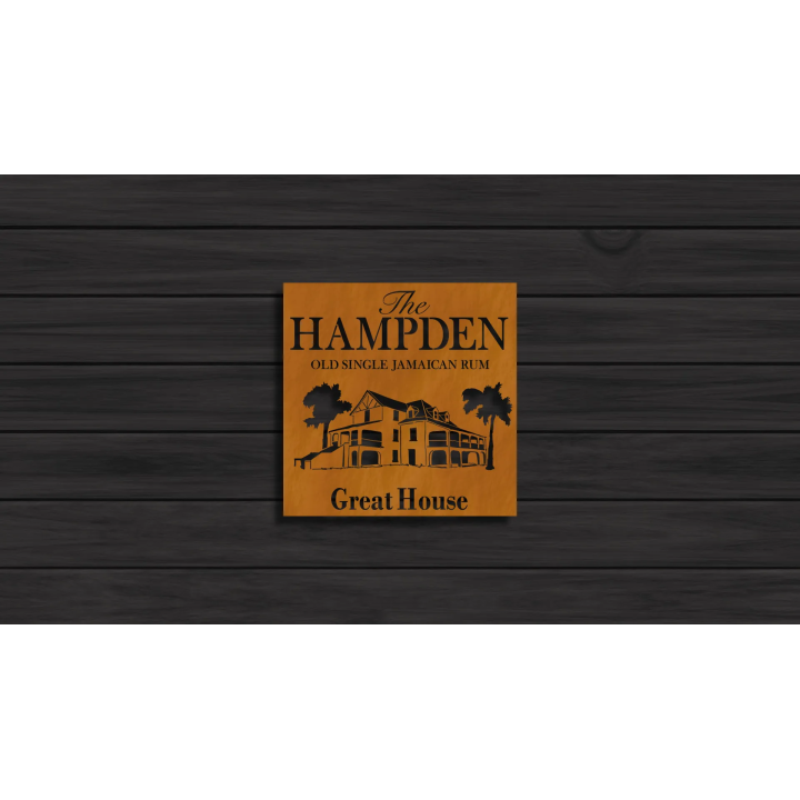 Hampden Jamaican Rum cortensteel sign