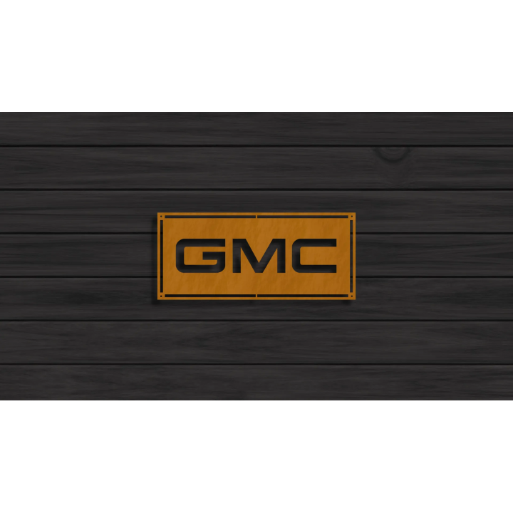 GMC cortensteel sign
