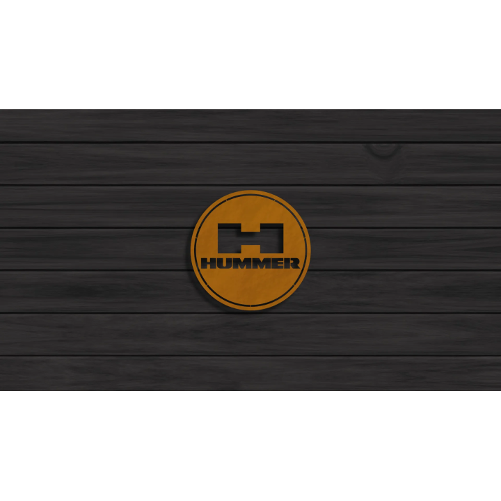 Hummer H cortensteel sign