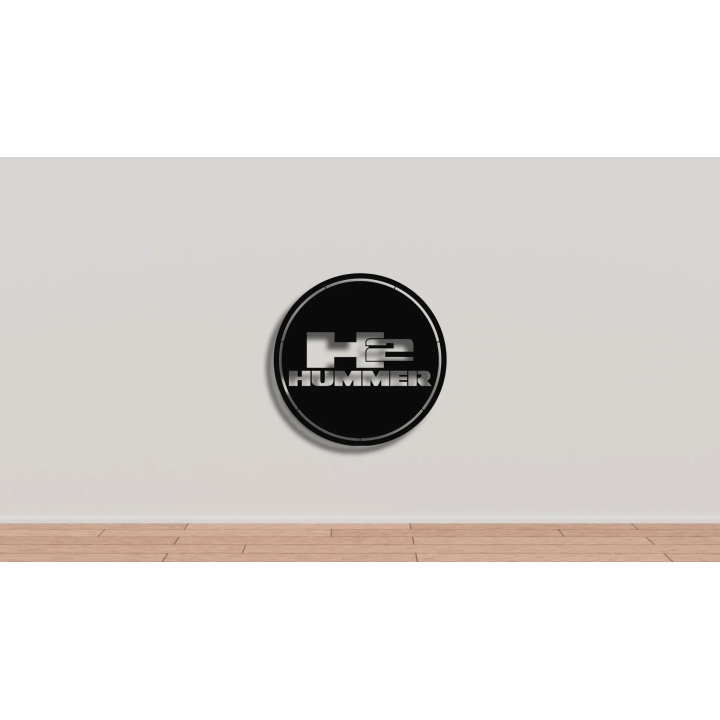 Hummer H2 cortensteel sign