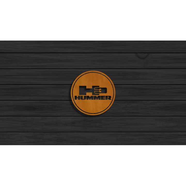 Hummer H3 cortensteel sign