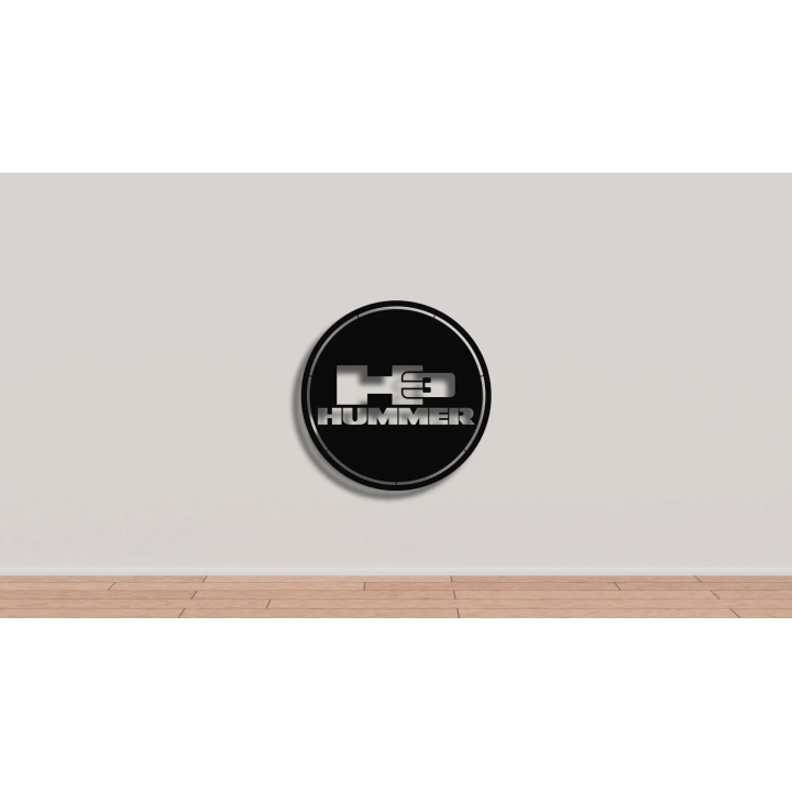 Hummer H3 cortensteel sign