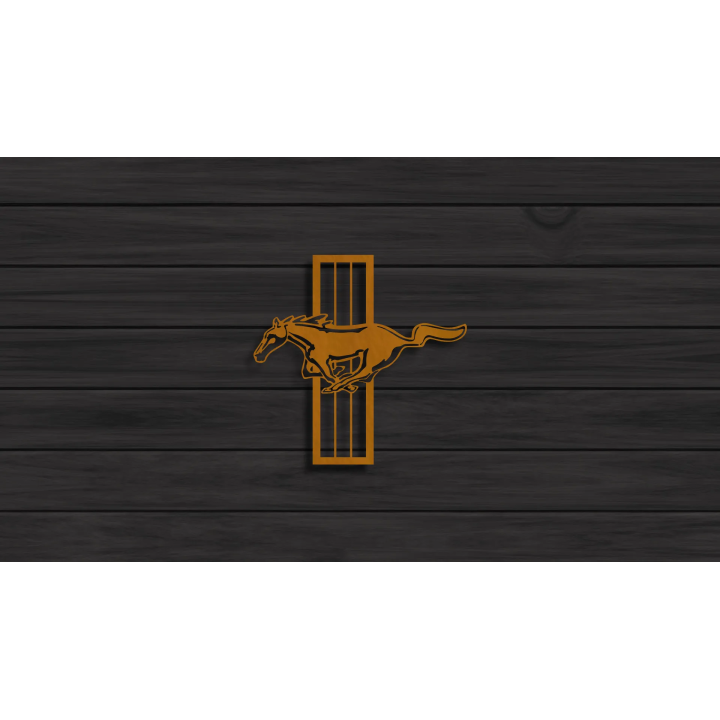 Ford Mustang cortensteel sign