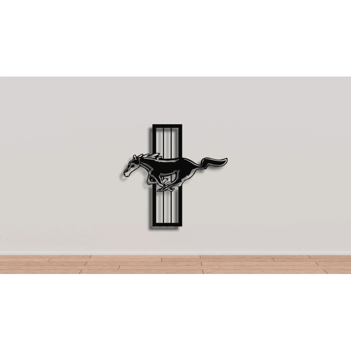 Ford Mustang cortensteel sign