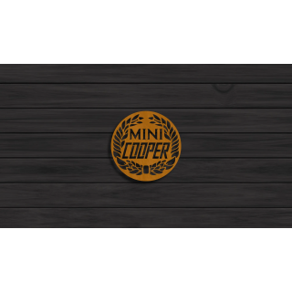 Mini Cooper (old) cortensteel sign