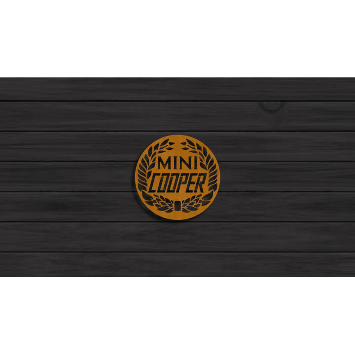 Mini Cooper (old) cortensteel sign