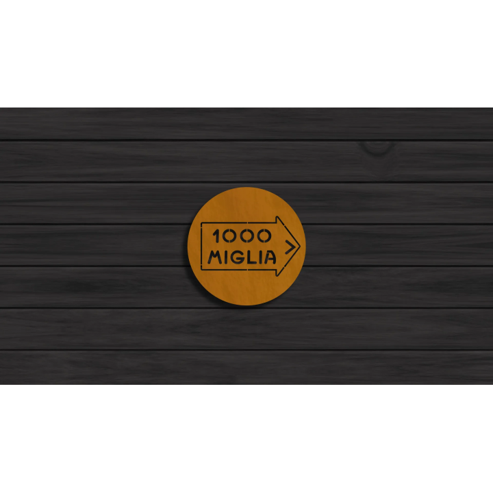 Mille Miglia cortensteel sign