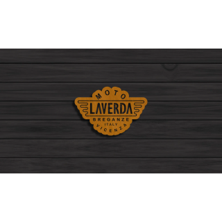 Laverda moto cortensteel sign
