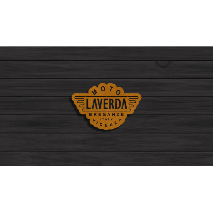 Laverda moto cortensteel sign