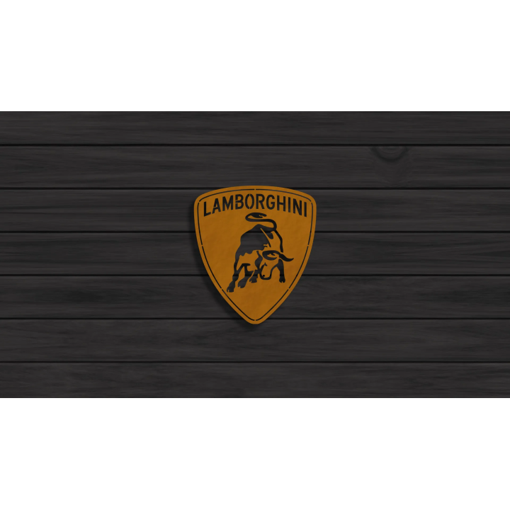 Lamborghini cortensteel sign