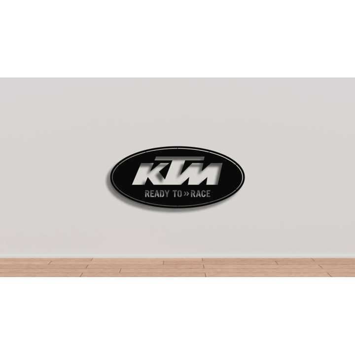 KTM "Ready To Race" cortensteel sign