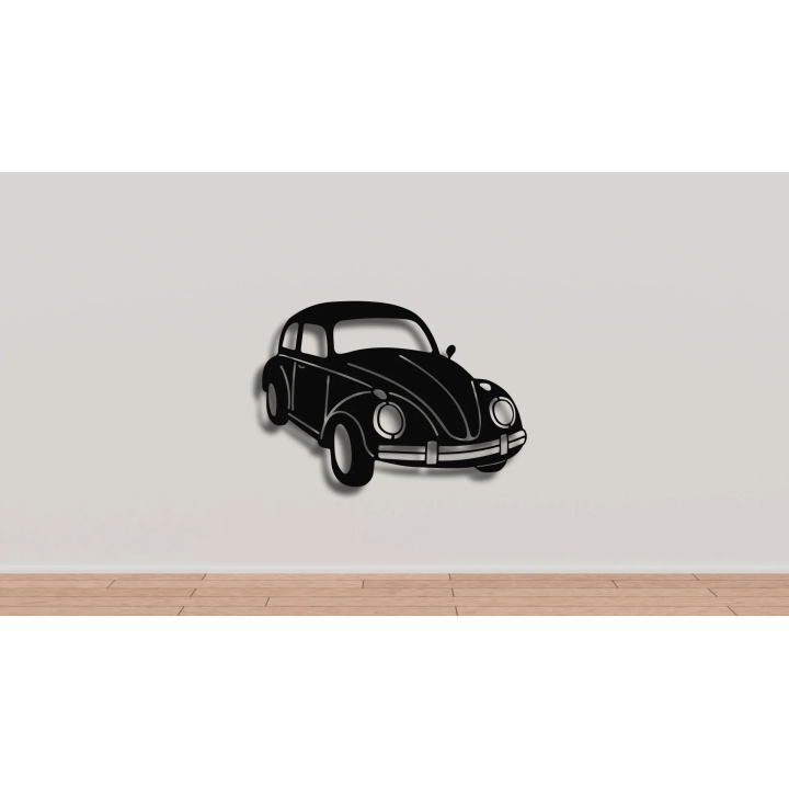 VW Beetle cortensteel sign