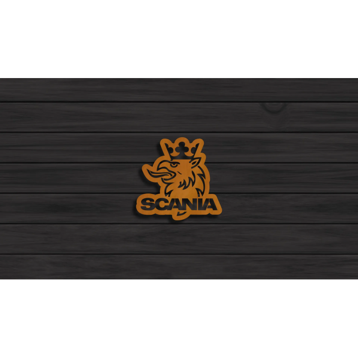 Scania head cortensteel sign