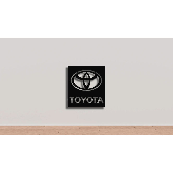 Toyota cortensteel sign