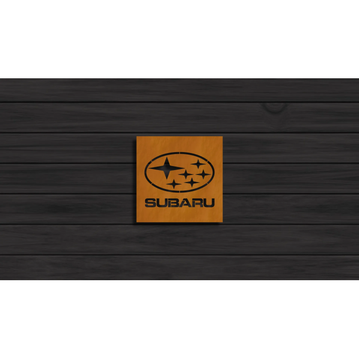 Subaru cortensteel sign
