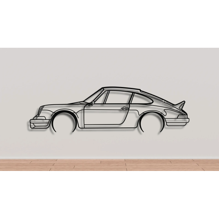 Porsche 911 Carrera RS full silhouette