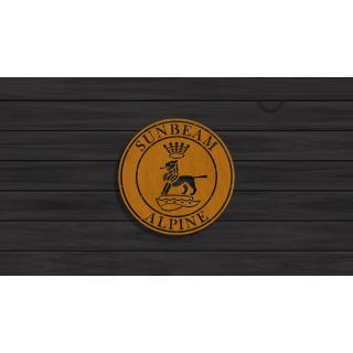 Sunbeam Alpine cortensteel sign