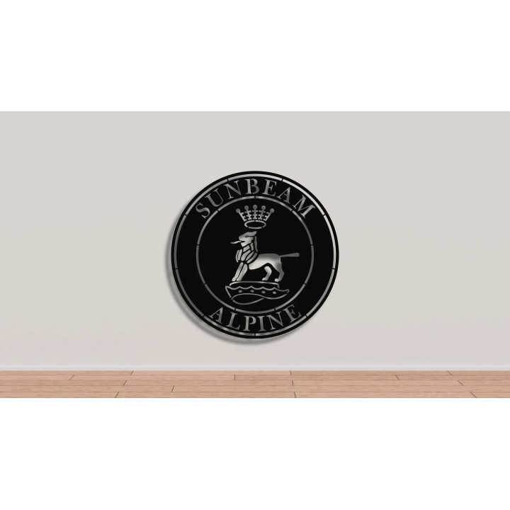 Sunbeam Alpine cortensteel sign