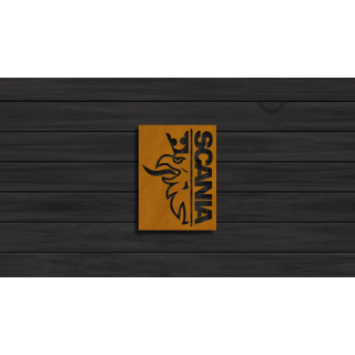 Scania cortensteel sign