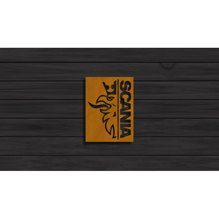 Scania cortensteel sign