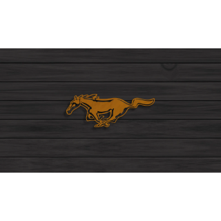 Ford Mustang horse cortensteel sign