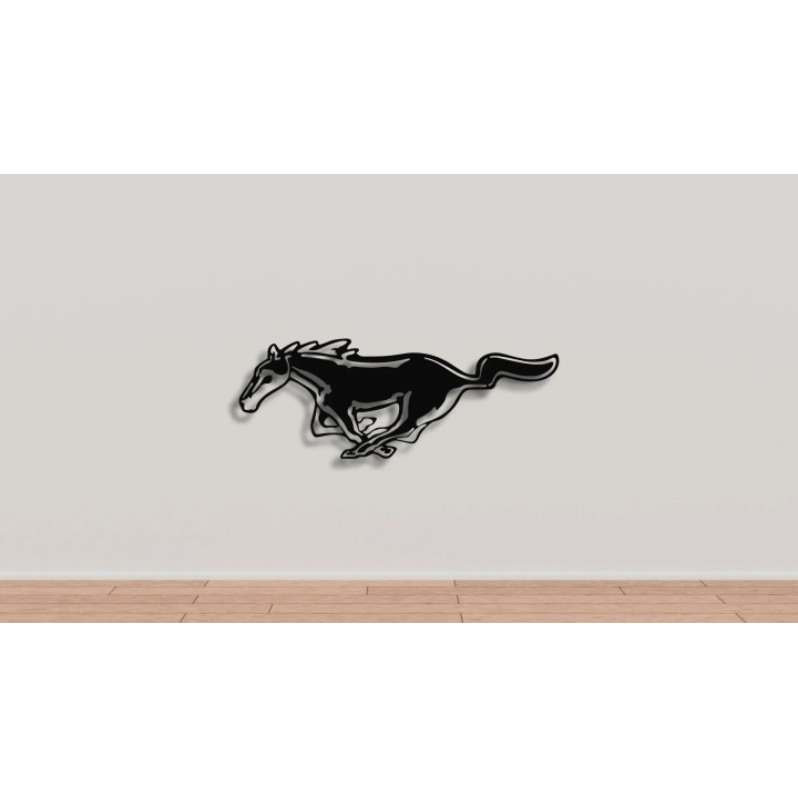 Ford Mustang horse cortensteel sign