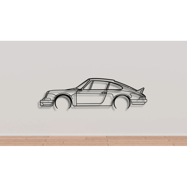 Porsche 911 Carrera RS full silhouette