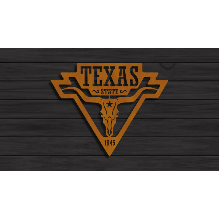 Texas cortensteel sign