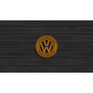Volkswagen Wolfsburg cortensteel sign