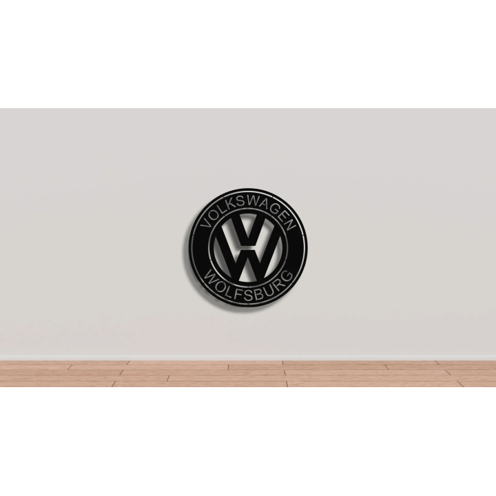 Volkswagen Wolfsburg cortensteel sign