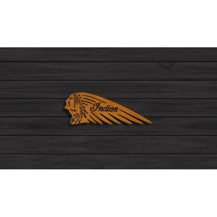 Indian (mirrored) cortensteel sign