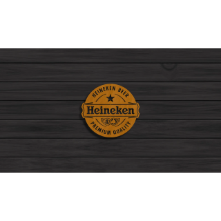 Heineken cortensteel sign