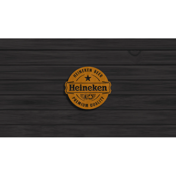 Heineken cortensteel sign