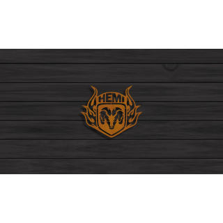 Dodge Ram Hemi cortensteel sign