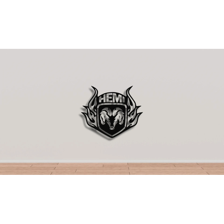 Dodge Ram Hemi cortensteel sign